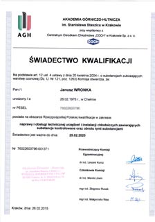 Świadectwo kwalifikacji